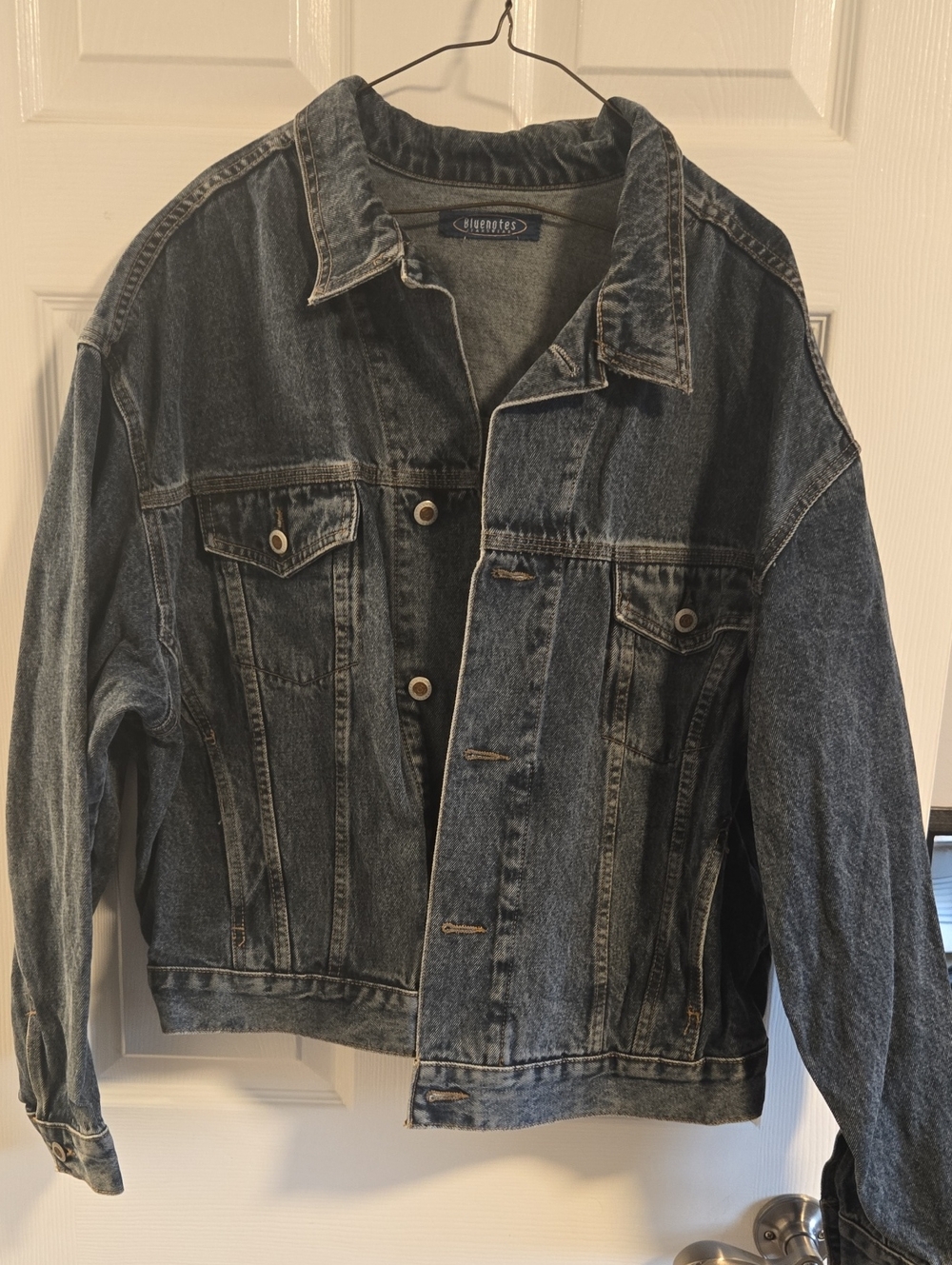 Bluenotes Womans Washed Blue Denim Jacket